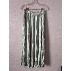 VTG 90s Broom Skirt by Lucia Lukken Size Small Sage Green Whimsigoth